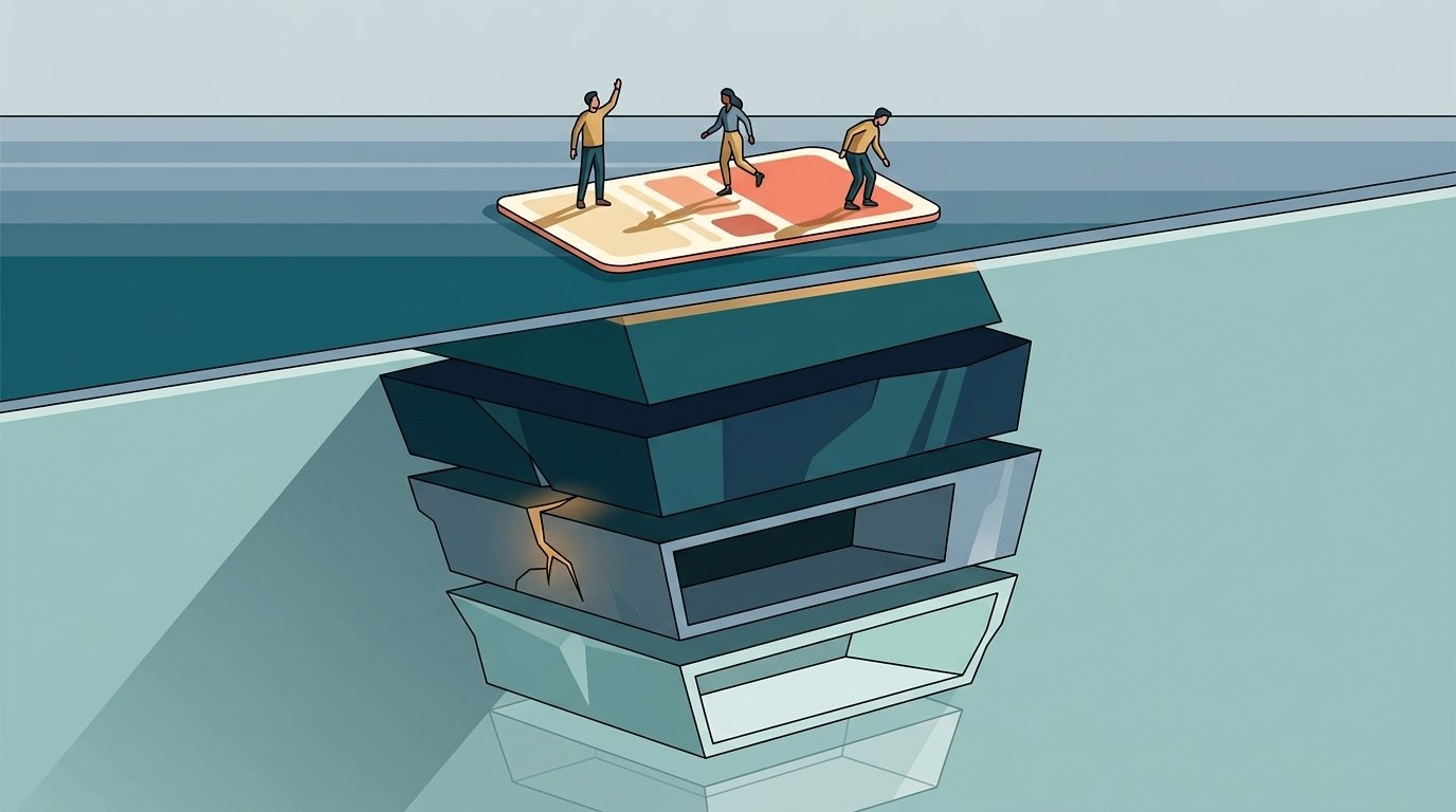 The Vibe Coder Fallacy: Why the AI Prototype Is Never the Product — illustration